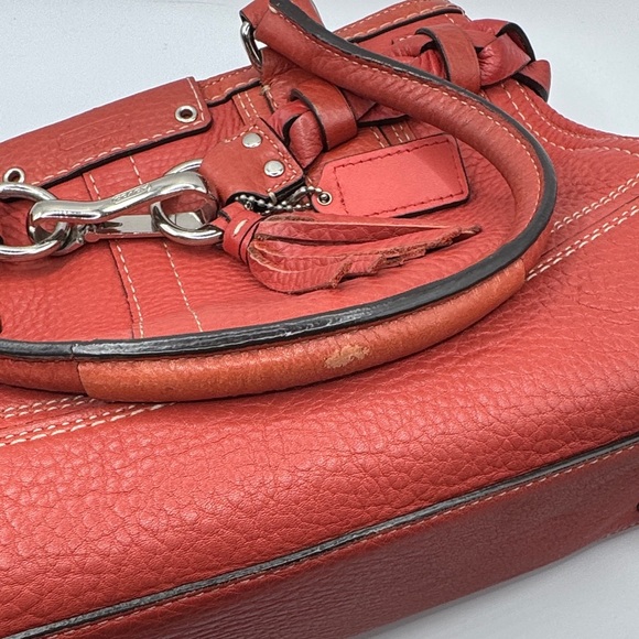 RARE! COACH LTD Edition Hamptons Vintage Leather Braided Satchel–MSRP $698 - Picture 8 of 12